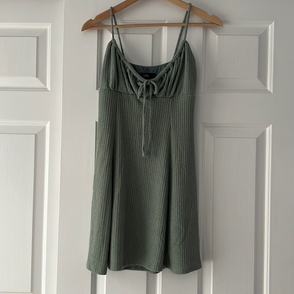 Lulu’s Ribbed Mini Dress (Small) - Picture 3 of 7